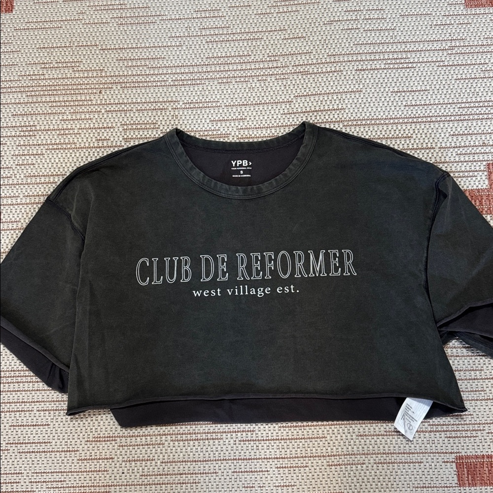 Abercrombie YPB Heavyweight Cotton Cropped Tee, Small
